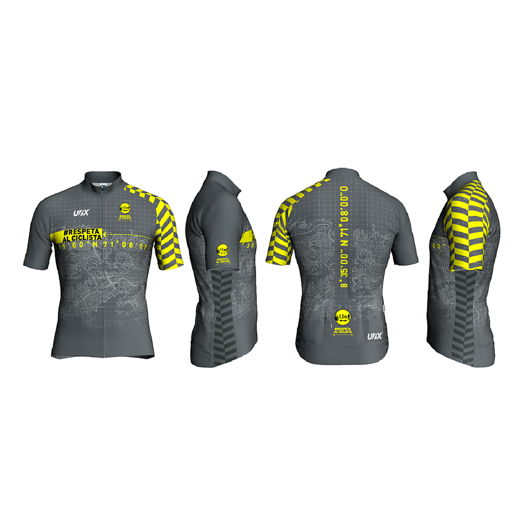 JERSEY CICLISMO UBX 2020 BL/GRY/GRN