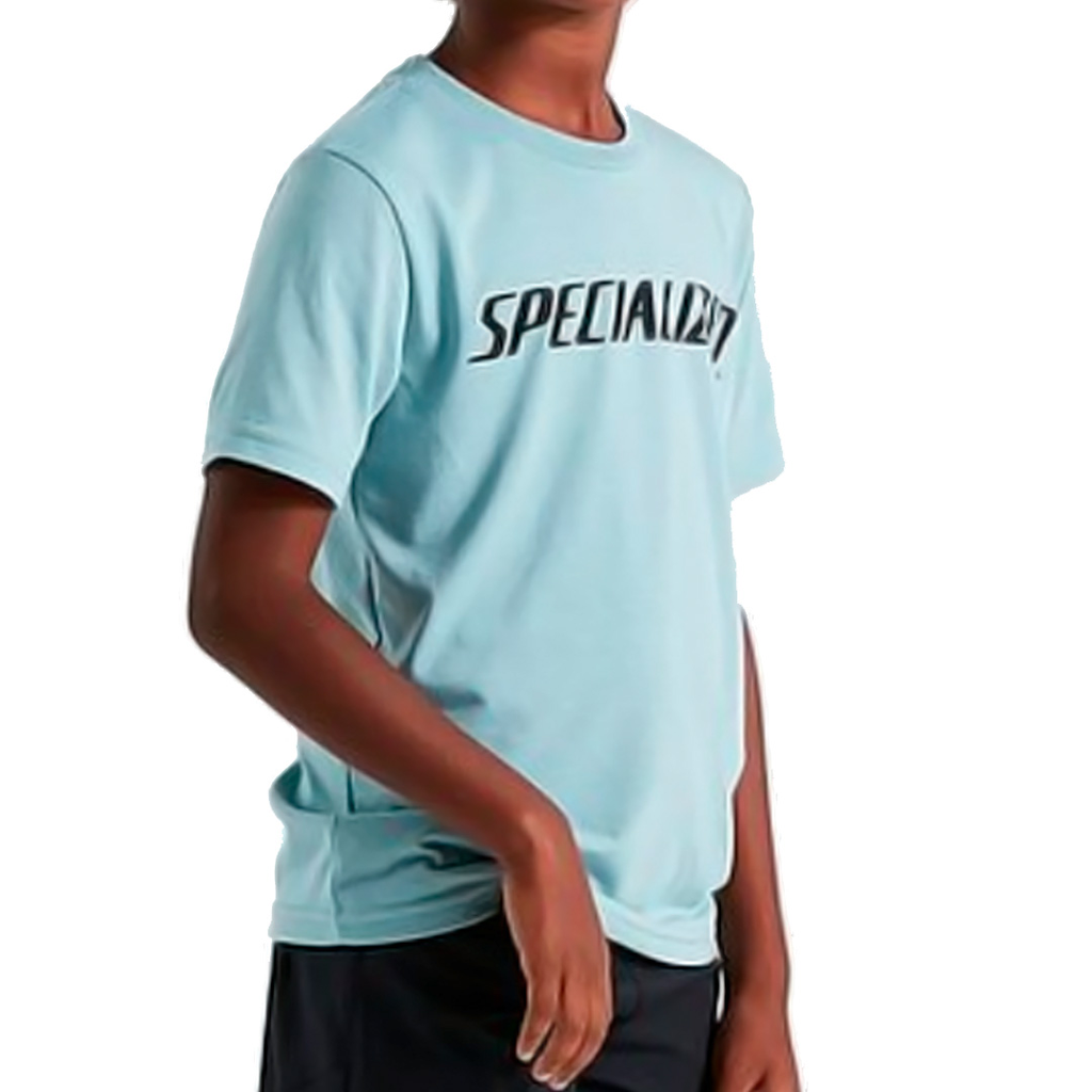 FRANELA SPZ WORDMARK TEE SS YTH ARCTBLU