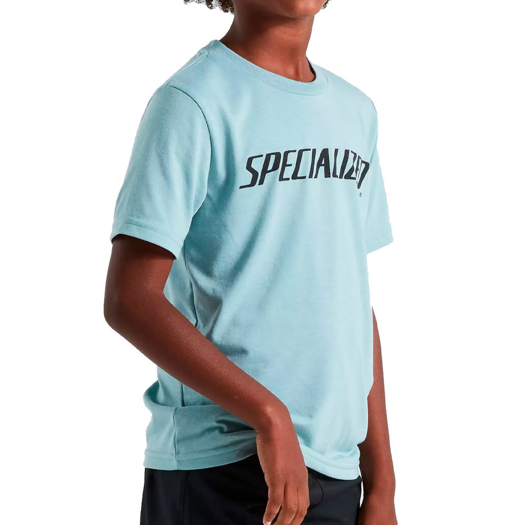 FRANELA SPZ WORDMARK TEE SS YTH ARCTIC BLUE