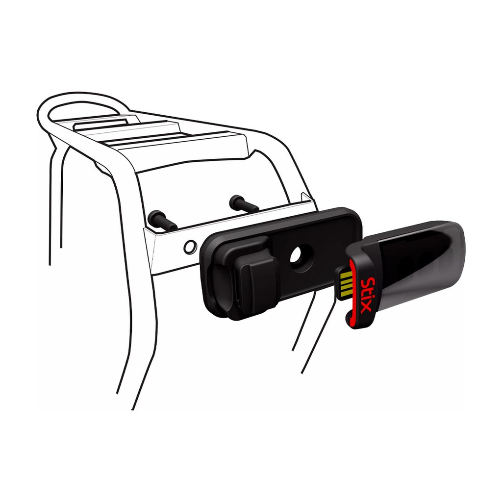 LUZ TRASERA SPZ STIX REFLECTOR MOUNT MOUNT BLK