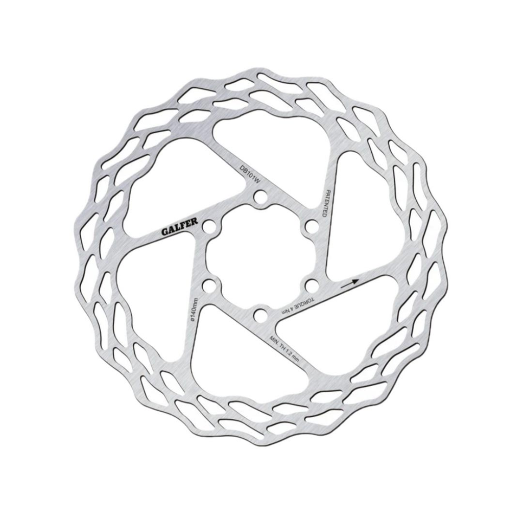 DISCO DE FRENO GALFER 140X1.8MM / 6 HUECOS DB101W