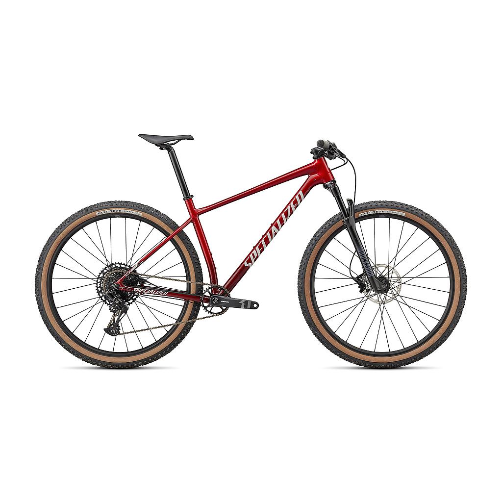 BICICLETA CROSS COUNTRY SPZ CHISEL HT COMP REDTNT/BRSH/WHT