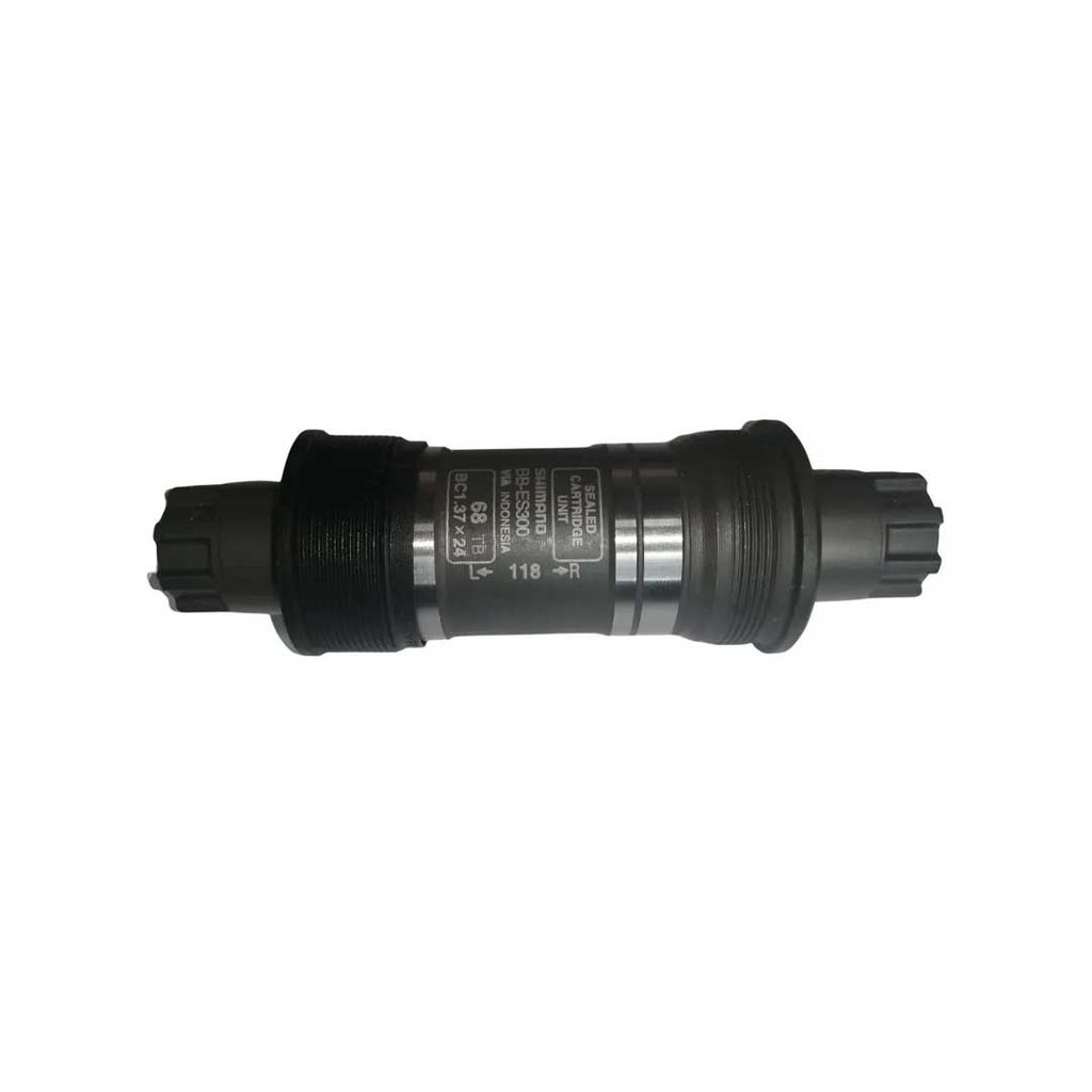 EJE CENTRAL SELLADA (SHIMANO) BB-ES300 118MM (BSA) 68MM OCTALINK NO INCLUYE TORNILLOS EMPAQUE INDIVIDUAL.
