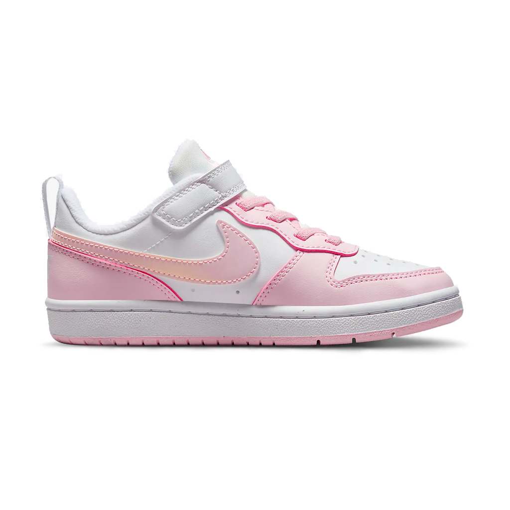 ZAPATO BASKETBALL NIKE COURT BOROUGH LOW RECRAFT BPV WHITE/PINK FOAM