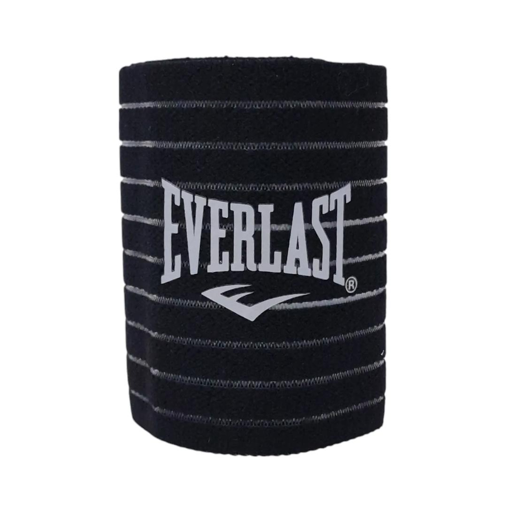 MUÑEQUERA GYM EVERLAST ELASTICA BLACK