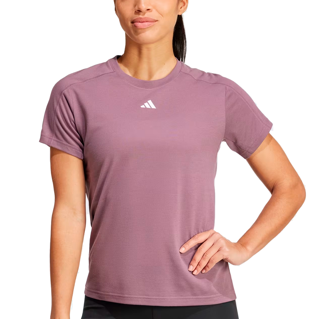 T-SHIRT TRAINNING ADIDAS TR-ES CREW T  PURPLE