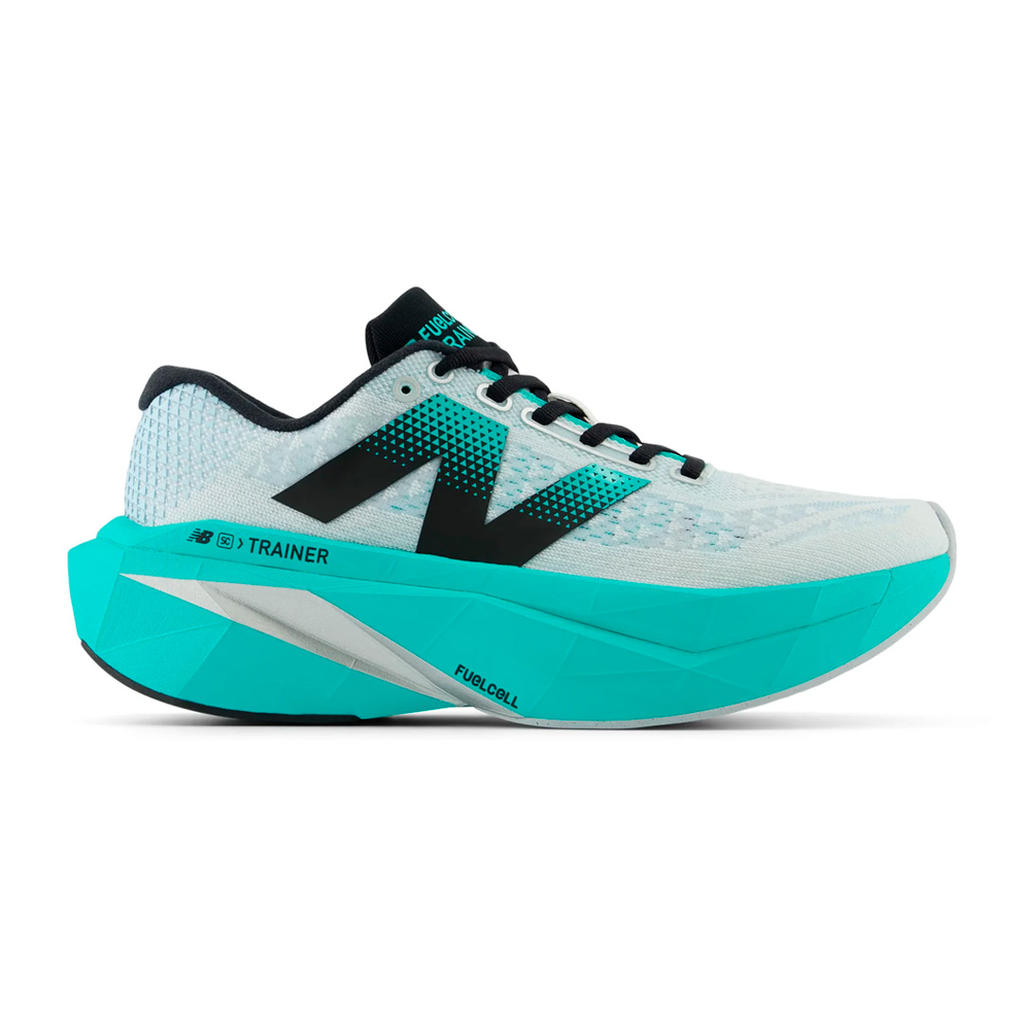 ZAPATO RUNNING NEW BALANCE SUPER COMP TRAINER GRIS-TURQUESA