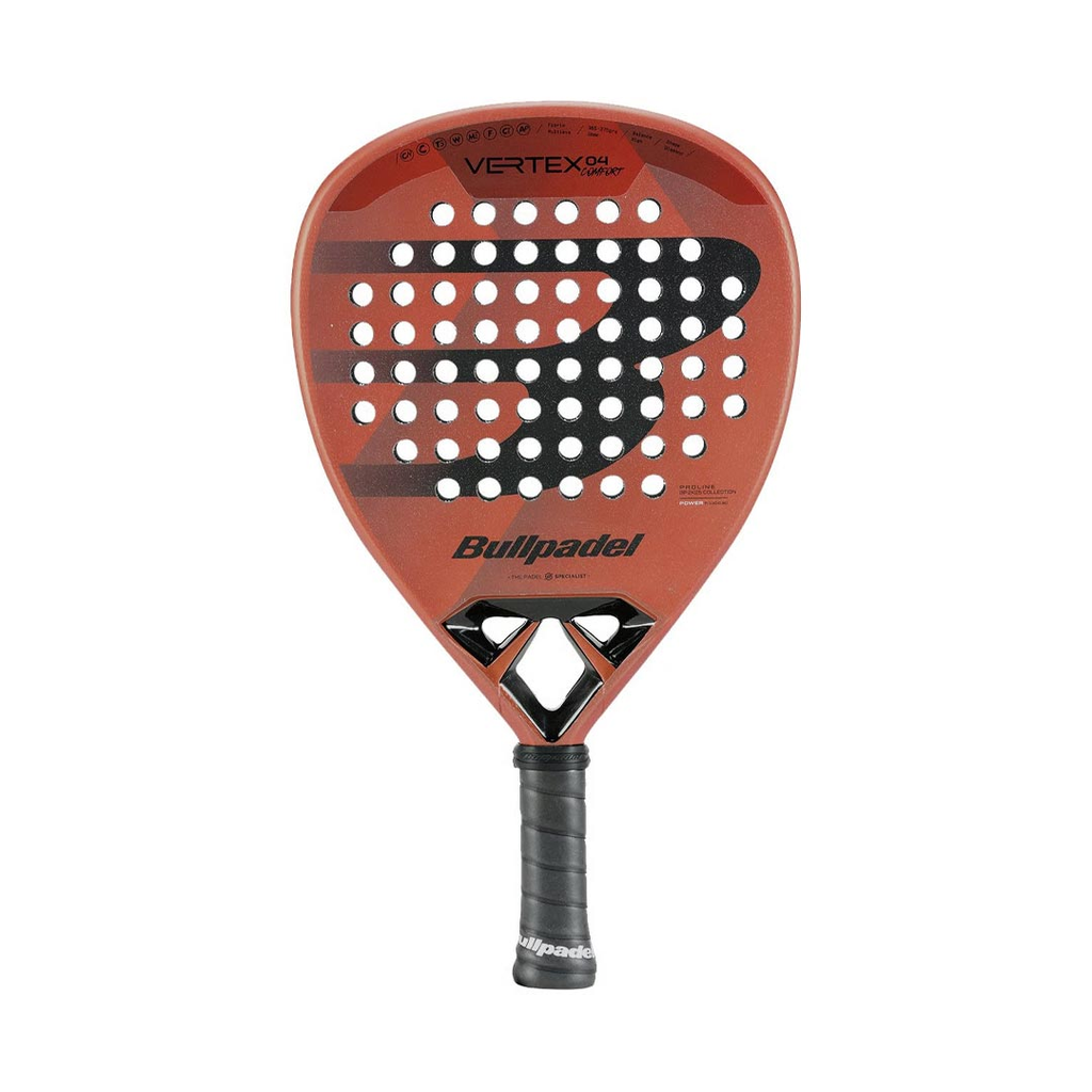 PALA DE PADEL BULLPADEL VERTEX 04 COMFORT  ORANGE