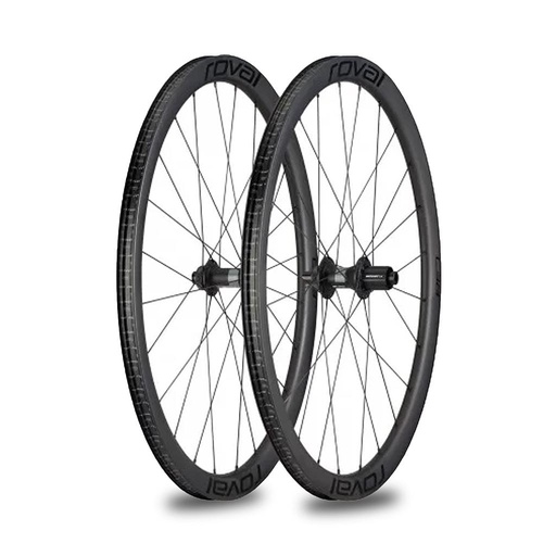 [30021-4500] SET DE RUEDA ROVAL RAPIDE C 38 DISC SATIN CARBON/BLK