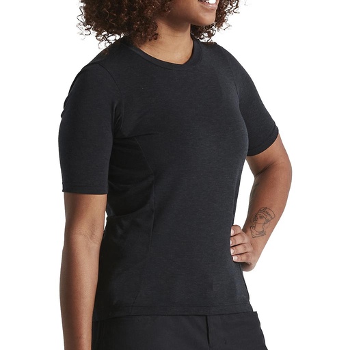 [64120-5103] JERSEY SPZ ADV ADV SS BLK WOMEN