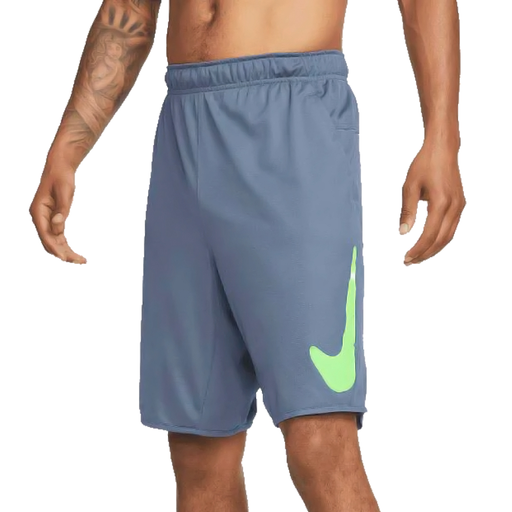 SHORT TRAINNING NIKE M NK DF S72 TOTALITY KNIT 9UL DIFFUSED BLUE/LIME BLAST