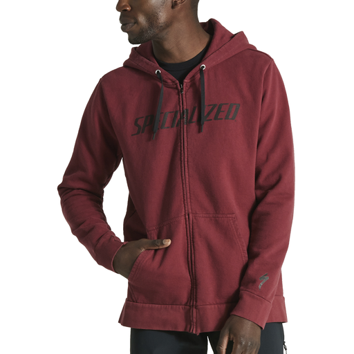 [64622-6214] HOODIE SPZ LEGACY WORDMARK ZIP-UP MEN MRN