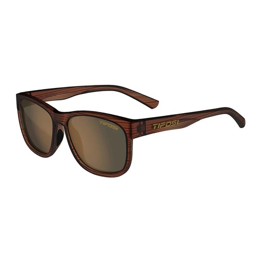 [1720502350] LENTE TIFOSI SWANK XL POLARIZED WOODGRAIN BROWN