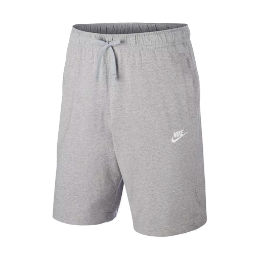 SHORT NIKE NSCLUB SHORT JSY DK GREY HEATHER/WHITE CABALLERO