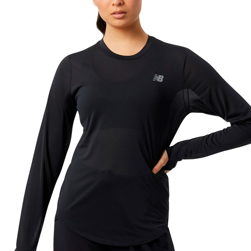 [WT23225-BK-M] CAMISETA NEW BALANCE ACCELERATE ACCELERATE NEGRO DAMA