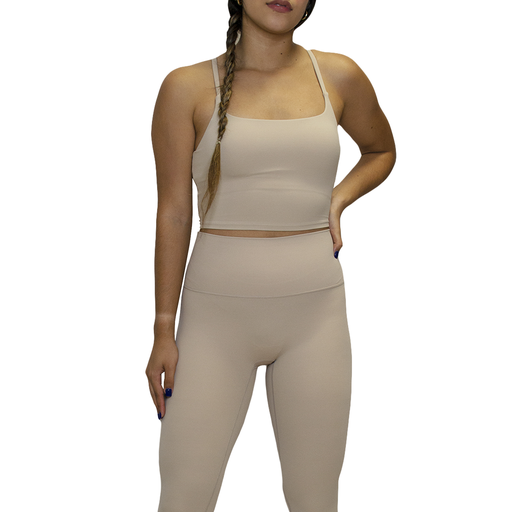 LEGGING UBX FITNESS 2024 BEIGE CLARO