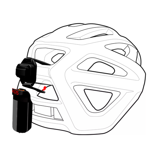 [49116-9340D] LUZ TRASERA SPZ STIX HELMET STRAP MOUNT BLK